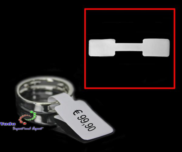 100 Etiketten Preisetiketten für Ringe selbstklebend Ring-Etiketten,0,047€/Stk